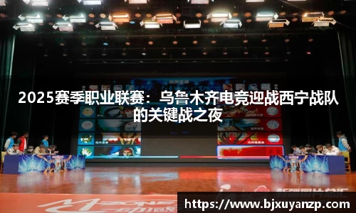 2025赛季职业联赛：乌鲁木齐电竞迎战西宁战队的关键战之夜
